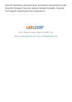 Ultra Low Temperature (ULT) Freezer -86°C ULF-19-5