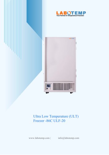 Ultra Low Temperature (ULT) Freezer -86°C ULF-20