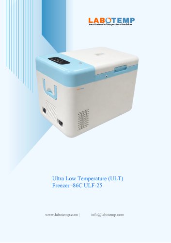 Ultra Low Temperature (ULT) Freezer -86°C ULF-25