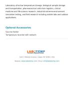 Ultra Low Temperature (ULT) Freezer -86°C ULF-25-5