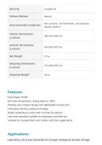 Ultra Low Temperature (ULT) Freezer -86°C ULF-25-4