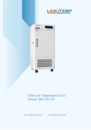 Ultra Low Temperature (ULT) Freezer -86°C ULF-26
