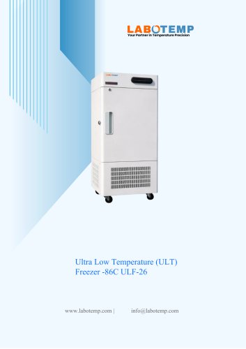Ultra Low Temperature (ULT) Freezer -86°C ULF-26