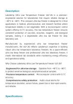 Ultra Low Temperature (ULT) Freezer -86°C ULF-26-2