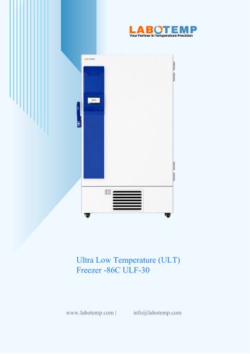 Ultra Low Temperature (ULT) Freezer -86°C ULF-30
