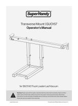 Superhandy Transverse Mount for Truck Loader Leaf Vacuum GUO143-1
