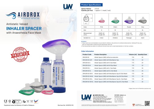 AIRDROX Inhaler Spacer