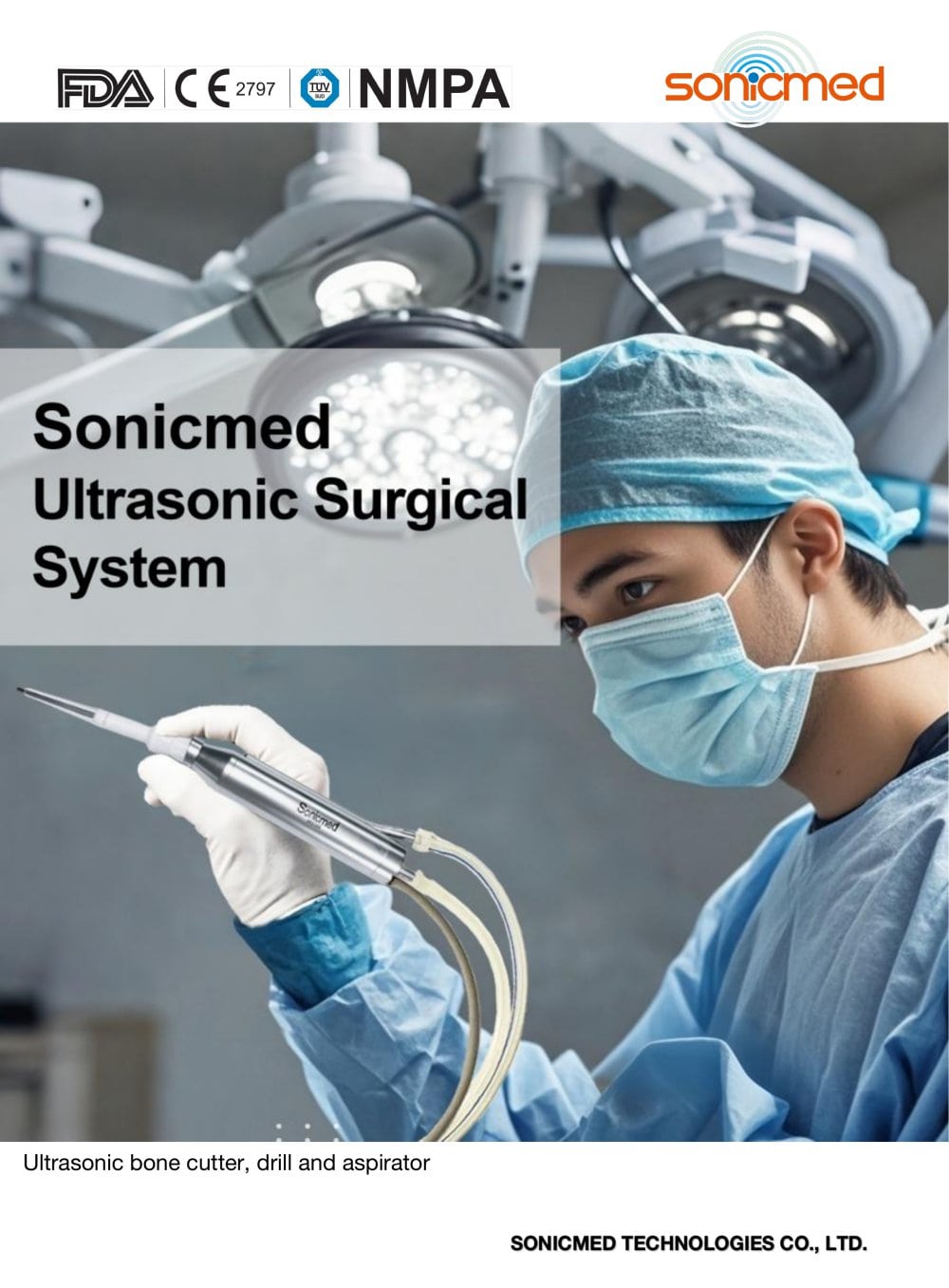 SONICMED Ultrasonic Surgical System-USI1005 - Sonicmed