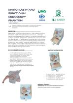 RHINOPLASTY AND FUNCTIONAL ENDOSCOPY PHANTOM DATA-SHEET