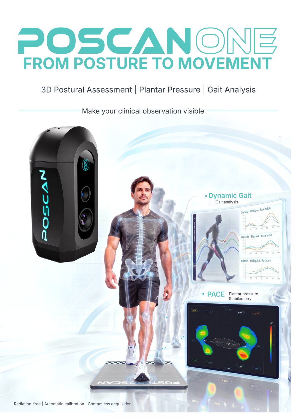 POSCAN ONE- FROM POSTURE TO MOVEMENT - POSTUROSCAN SAS