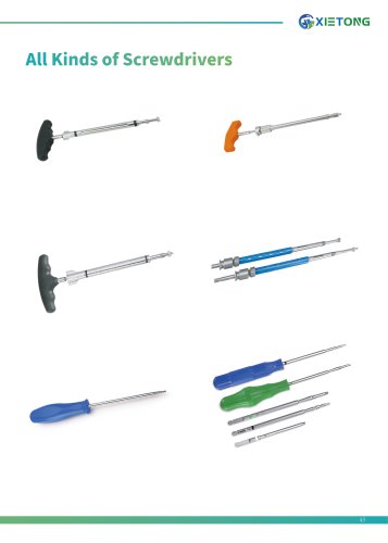 All kinds of Screwdriver