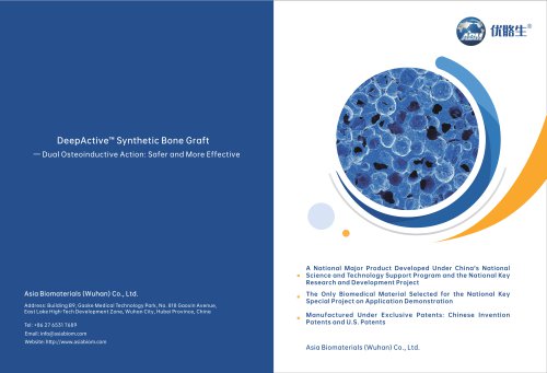 Synthetic Bone Graft Brochure DeepActive™