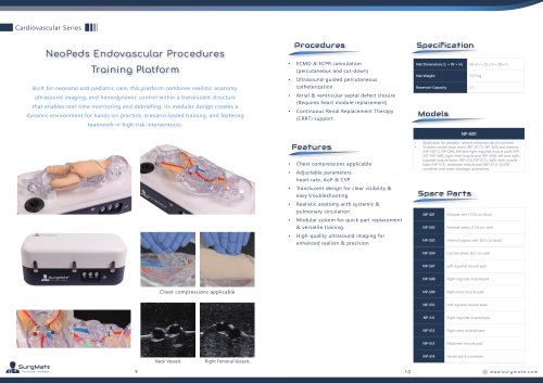NeoPeds Endovascular Procedures Training Platform 