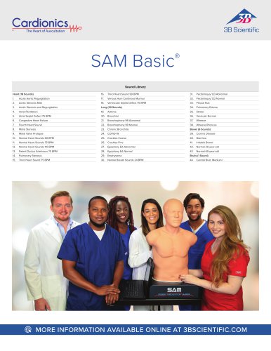 Cardionics Sound Library Chart_SAM Basic - 1020097 - 1022474