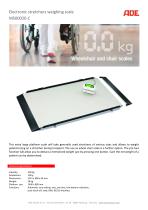 Electronic stretchers weighing scale - 1