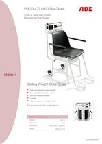 Sliding weight chair scale M40311 - M302000-01 - 1