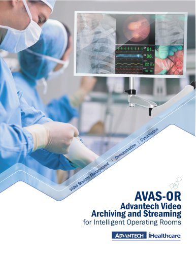 Advantech Video Archiving & Streaming, solutions for intelligent Operating Rooms