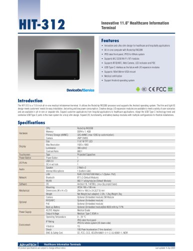HIT-312 - Datasheet