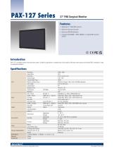 PAX-127 27" FHD Surgical Monitor - Datasheet