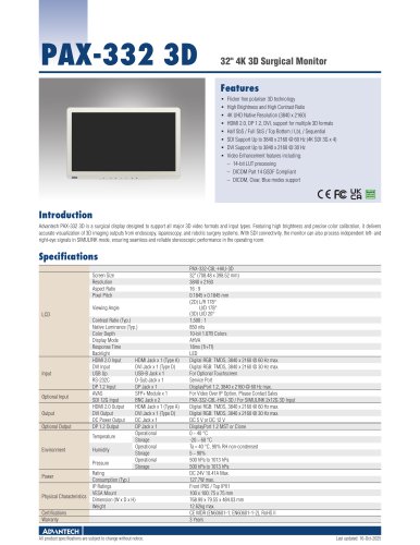 AMiS-850 datasheet - ADVANTECH - PDF Catalogs | Technical