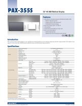 PAX-355 Surgical Display - Datasheet