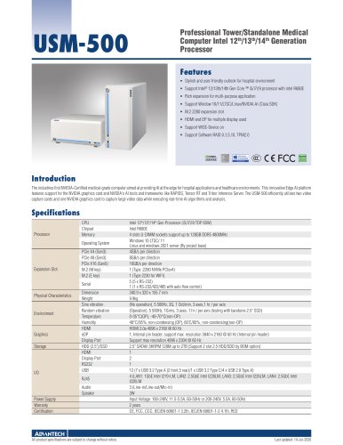 USM-500 - Datasheet