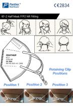 FFP2 NR folding Safety mask KF-2 Catalogue-3