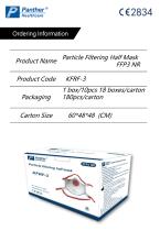 FFP3 Cup Shaped Safety Mask KFRF- 3 Particulate Respirator Catalogue-2
