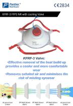 FFP3 Cup Shaped Safety Mask KFRF- 3 Particulate Respirator Catalogue-4