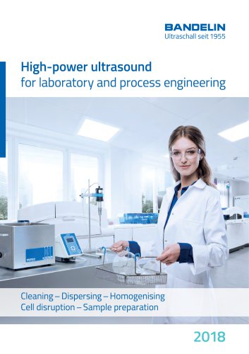 High-power ultrasound for laboratory and process engineering