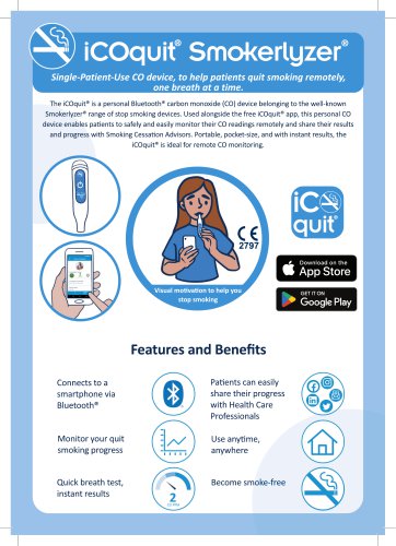 iCOquit Smokerlyzer datasheet