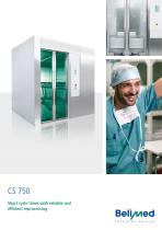 CLEANSTATION CS 750 Largecapacity washer, disinfector and dryer for hospitals, bed cleaning and canteen kitchens - 1