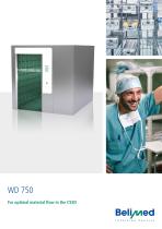 WD 750, Large-scale cleaning, disinfection and drying system in accordance with EN ISO 15883 - 1
