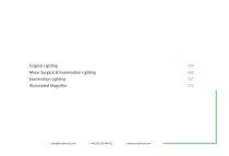 Examination & Surgical Lighting 2025-2