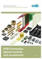 PCB Connectors, Special Sockets and Accessories - 1