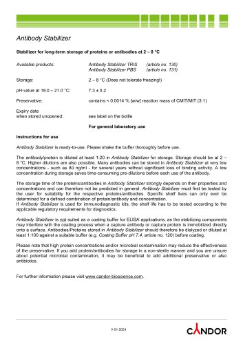 Antibody Stabilizer