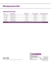 Micropuncture Sets Brochure - 2