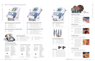 Vectra Cenisys Electrotherapy Products 2012 Catalog - 4