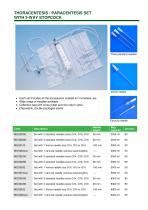 Thoracentesis / paracentesis sets with non-return valves-2