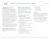 Transform Healthcare Delivery with Cisco WebEx - 2