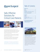 CooperSurgical Critical Care Products Catalog - 2