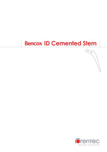 Bencox ID Cemented Stem