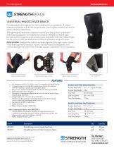 STRENGTHBRACE Universal Hinged Knee Brace - 1