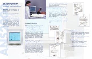 ECG monitor (HRV test) ANS 2000 - EN - 2