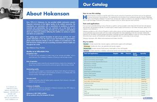 General catalog Hokanson - EN - 2