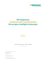 ENT Diagnostics Treatment Chairs and Workstools, Microscopes, Headlights, Endoscopes - 1