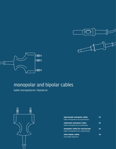 monopolar and bipolar cables