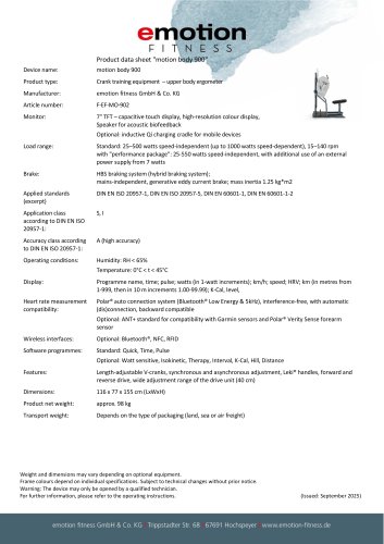 motion body 900