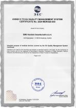 EC Certificate MDR EEG Sienna and Sienna Ultimate QS 030-3