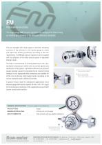 FM - oxygen flowmeter with pressure regulator - 1